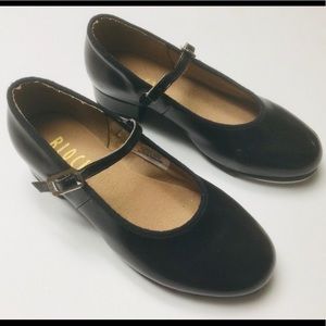 BLOCH - YOUNG GIRLS - SIZE 13 - BLACK - MARY JANE - TAP DANCE SHOES